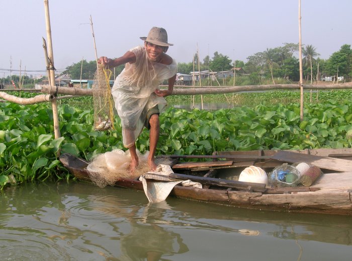 Fishing in the Mekong Delta